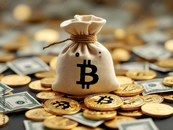 Bitcoin Coin Art Cryptocurrency — Adobe Stock 994771612