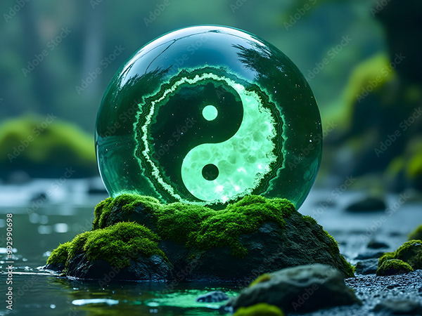 Yin Yangs — Adobe Stock 992990698
