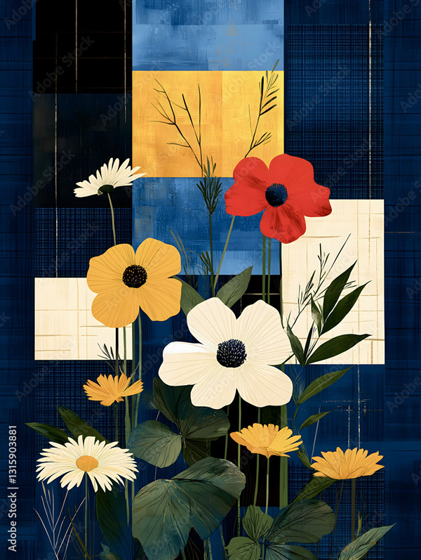 Floral - Flowers — Adobe Stock 1315903881