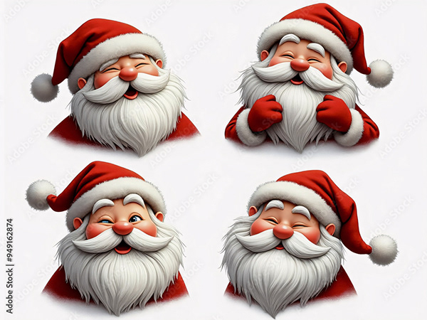 Christmas - Santas - Elves — Adobe Stock 949162874