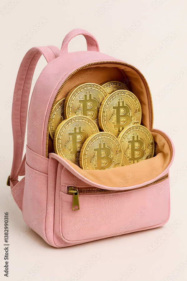 Bitcoin Coin Art Cryptocurrency — Adobe Stock 1382990316
