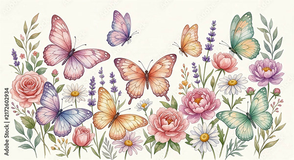 Floral - Flowers — Adobe Stock 2172602934