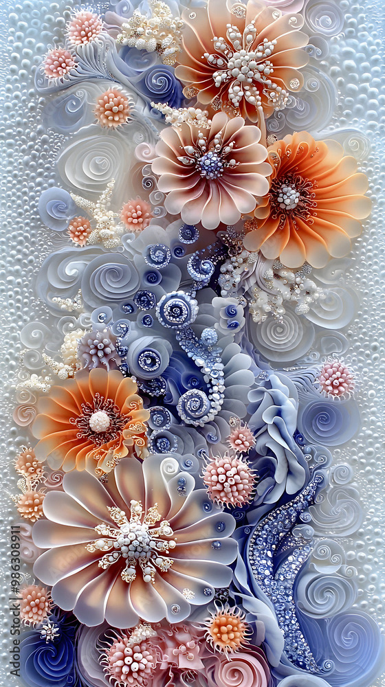 Floral - Flowers — Adobe Stock 986308911