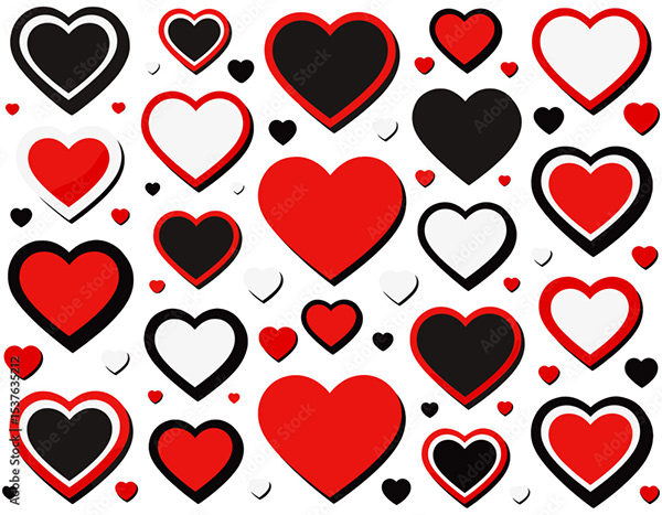 Hearts - Love - Valentine’s — Adobe Stock 1537635212