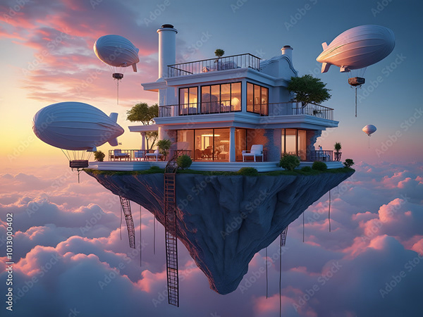 Mansion - Houses - Homes — Adobe Stock 1013000402
