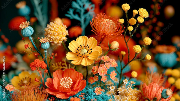 Floral - Flowers — Adobe Stock 2174606950