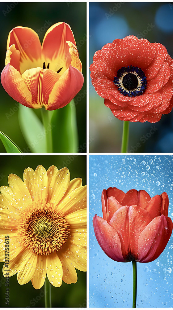Floral - Flowers — Adobe Stock 1373758615
