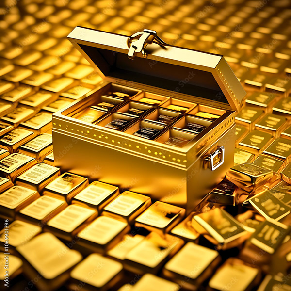 Gold Bars — Adobe Stock 1069901396