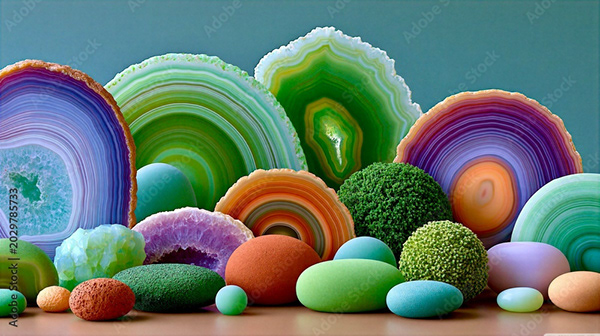 Gemstones Collection — Adobe Stock 2029785733