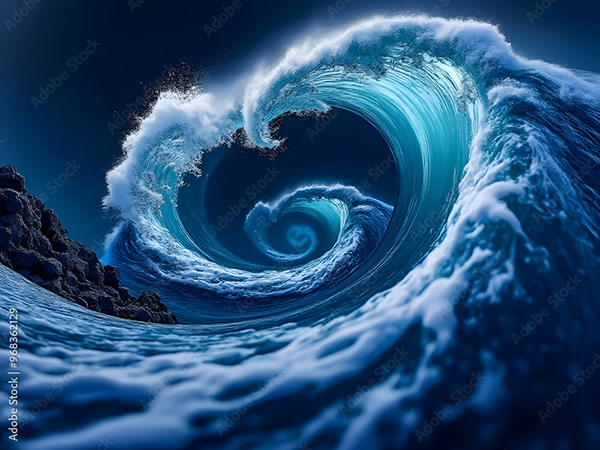 Ocean Waves Collection — Adobe Stock 968362129