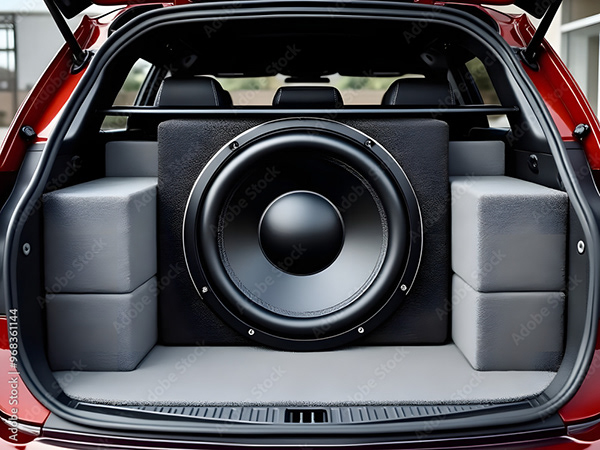 Speakers Music Audio Subwoofers — Adobe Stock 968361144