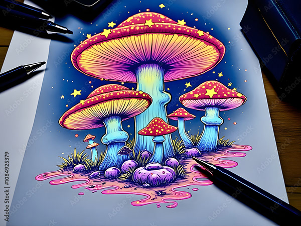 Mushroom Collection — Adobe Stock 1084925379