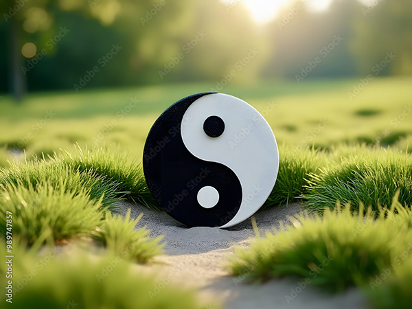 Yin Yangs — Adobe Stock 989747857