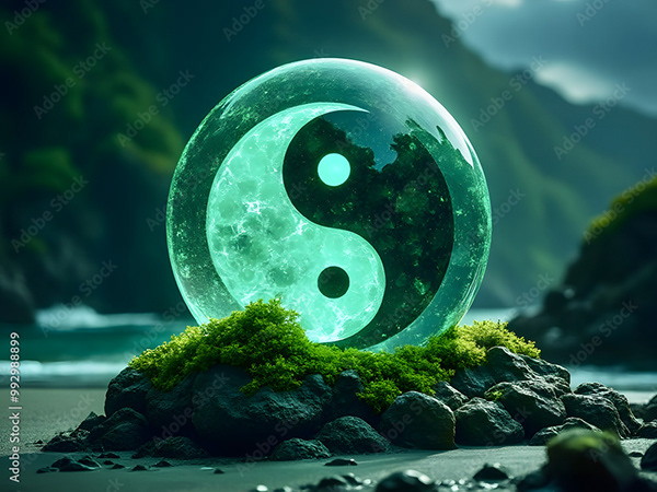 Yin Yangs — Adobe Stock 992988899