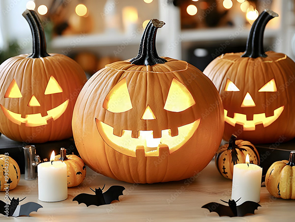 Jack-O-Lantern Collection — Adobe Stock 990427513