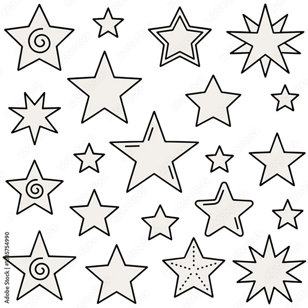 Stars Collection — Adobe Stock 1835754990