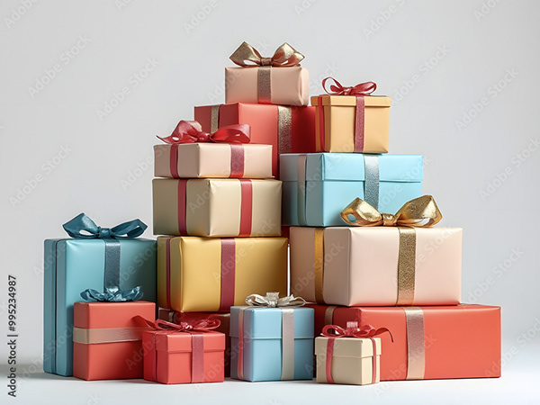 Wrapped Presents Collection — Adobe Stock 995234987