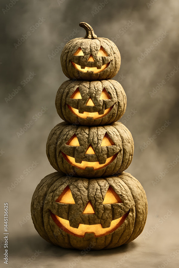 Jack-O-Lantern Collection — Adobe Stock 1445136625