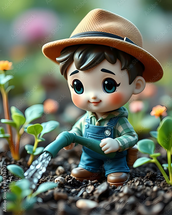 Gardening - Planting - plants — Adobe Stock 917378873