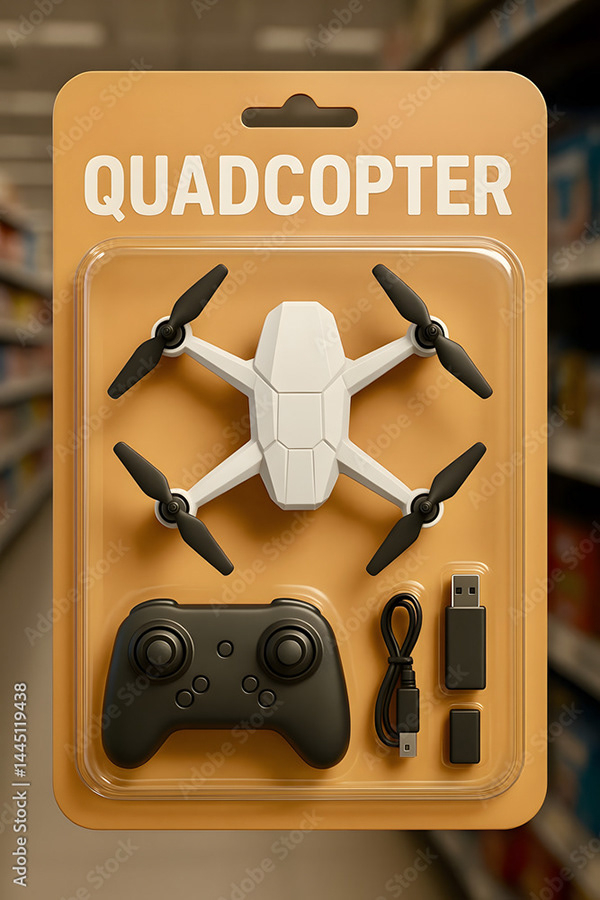 Toys In Packaging Blister Pack — Adobe Stock 1445119438