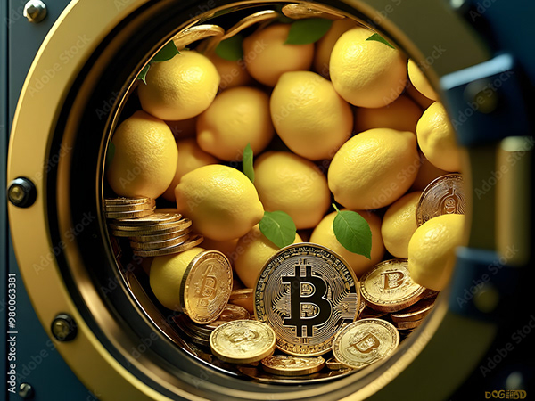 Bitcoin Coin Art Cryptocurrency — Adobe Stock 980063381