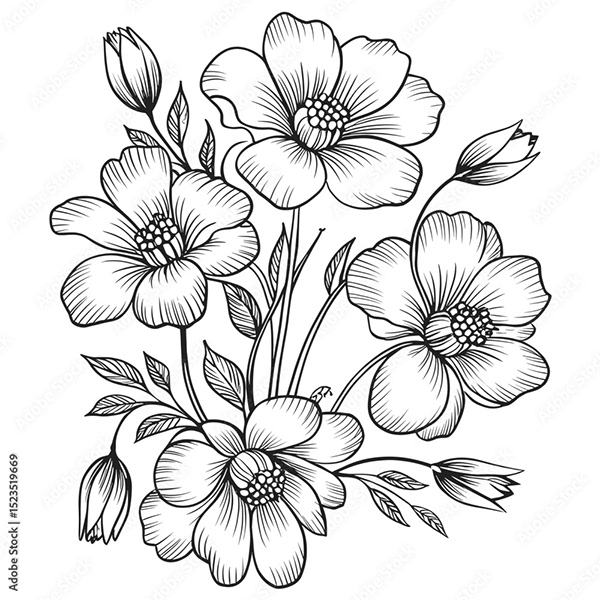 Floral - Flowers — Adobe Stock 1523519669
