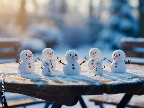 Snowman Collection — Adobe Stock 1927732123