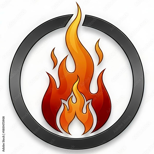 Fire Flame Collection — Adobe Stock 1801473908