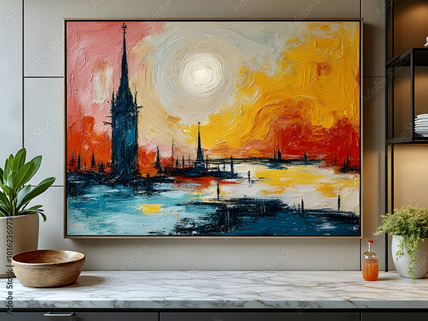 Painting - wall art — Adobe Stock 1016236973