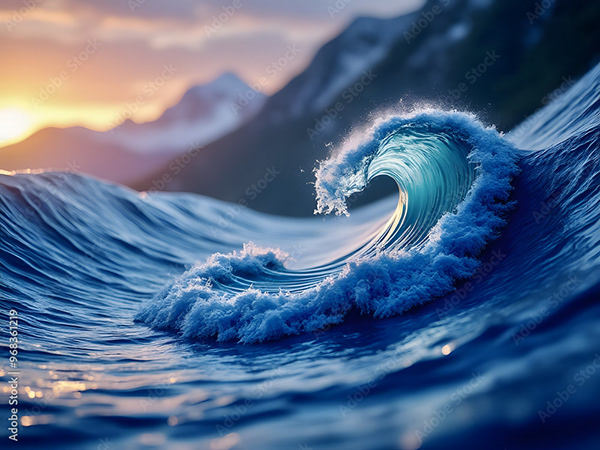 Ocean Waves Collection — Adobe Stock 968361219