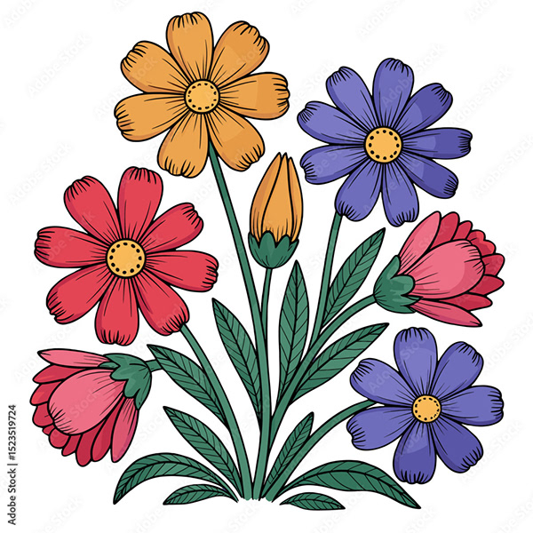Floral - Flowers — Adobe Stock 1523519724