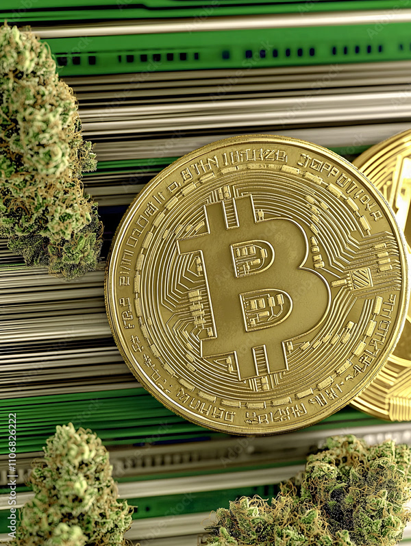 Bitcoin Coin Art Cryptocurrency — Adobe Stock 1106826222