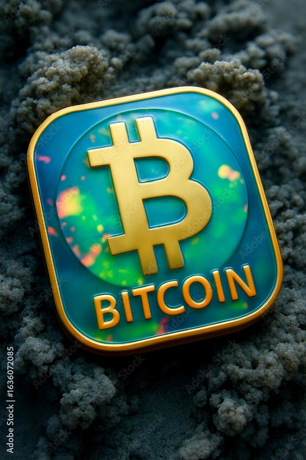 Bitcoin Coin Art Cryptocurrency — Adobe Stock 1636072085