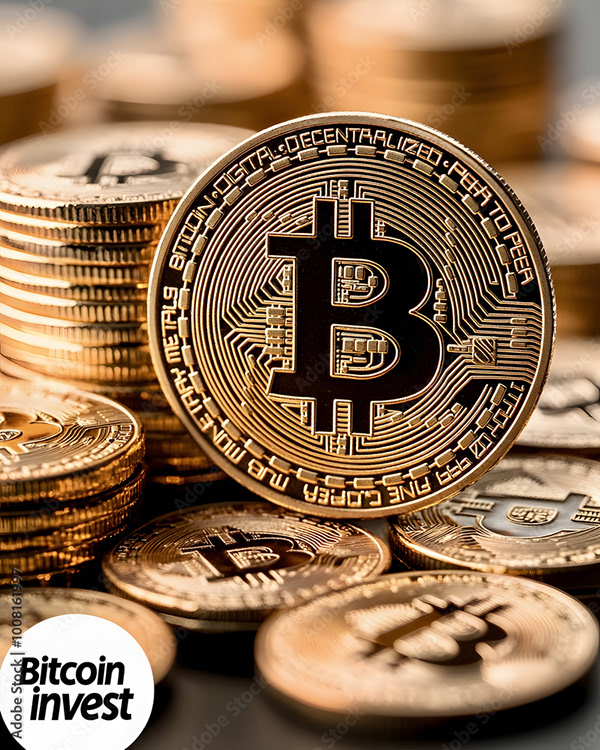 Bitcoin Coin Art Cryptocurrency — Adobe Stock 1008161997