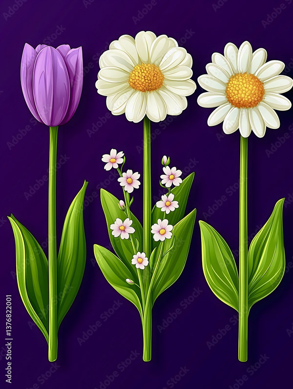 Floral - Flowers — Adobe Stock 1376822001
