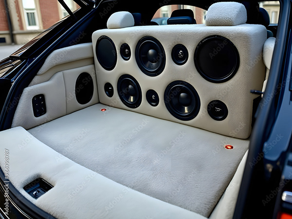 Speakers Music Audio Subwoofers — Adobe Stock 966798787