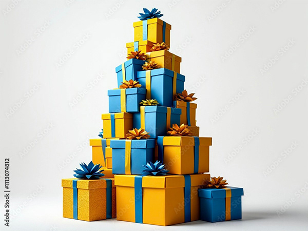 Wrapped Presents Collection — Adobe Stock 1113074812