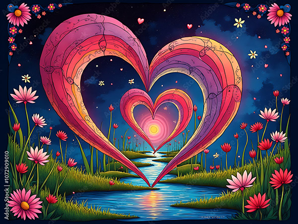 Hearts - Love - Valentine’s — Adobe Stock 1072909010