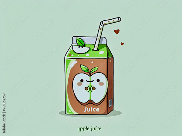 Apples - Apple Juice — Adobe Stock 951867759