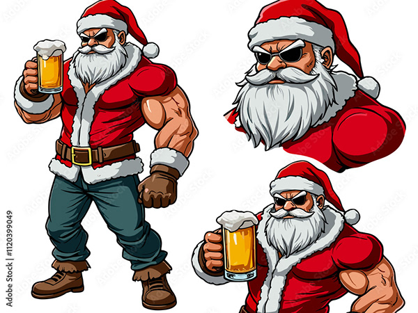 Christmas - Santas - Elves — Adobe Stock 1120399049