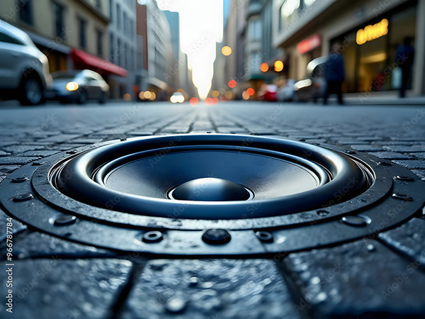 Speakers Music Audio Subwoofers — Adobe Stock 966787784