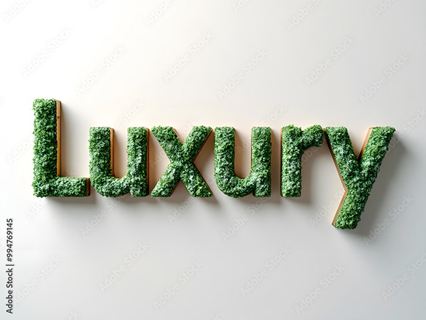 3D Block Letters - Typography — Adobe Stock 994769145