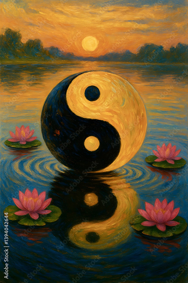 Yin Yangs — Adobe Stock 1394042644