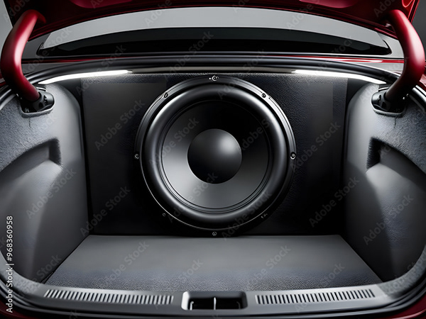 Speakers Music Audio Subwoofers — Adobe Stock 968360958