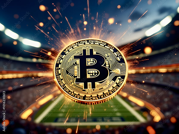 Bitcoin Coin Art Cryptocurrency — Adobe Stock 1016230613