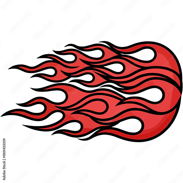 Fire Flame Collection — Adobe Stock 1801453339