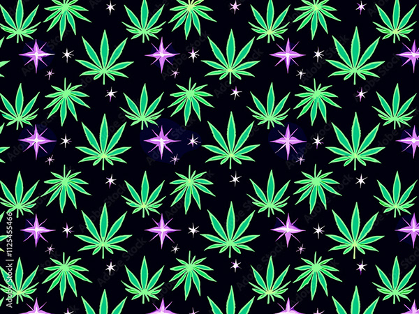 Weed Cannabis MJ Collection — Adobe Stock 1125455466