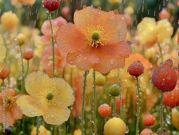 Floral - Flowers — Adobe Stock 1382941545