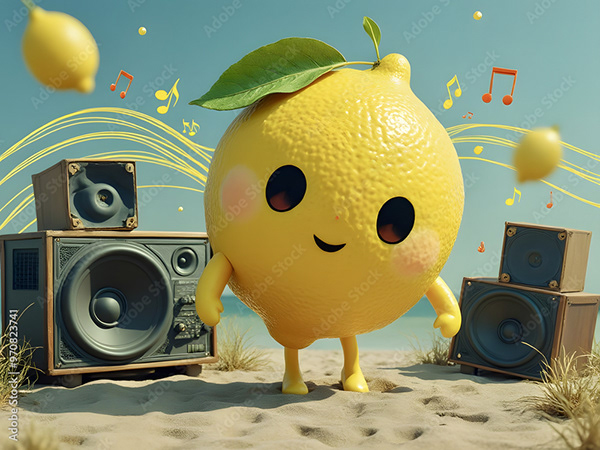 Lemon Lime Characters — Adobe Stock 970823741