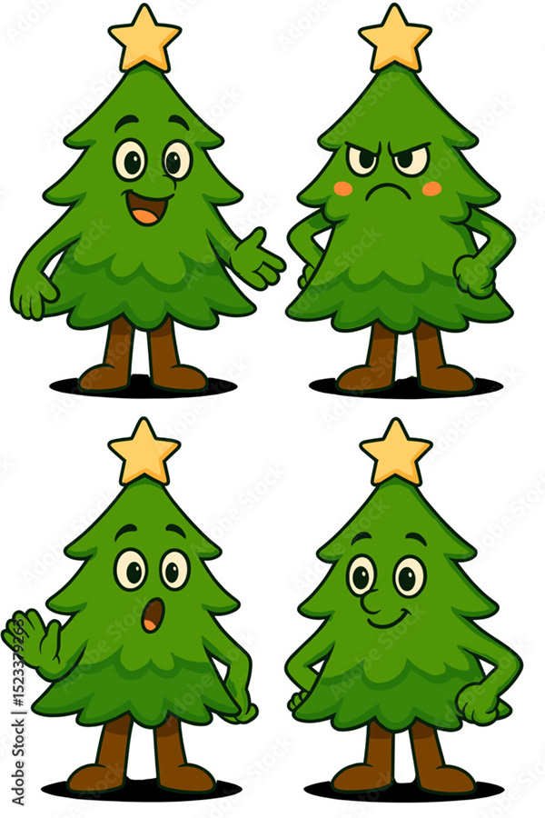 Trees Collections — Adobe Stock 1523379263